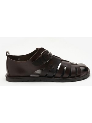 Leather Erkek Terlik M6505 The Sandals Factory Tdm
