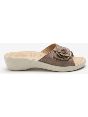   Kadın Terlik T5 K40 Ge  Fly Flot Cloth Slipper Cloth Taupe (Rovere)