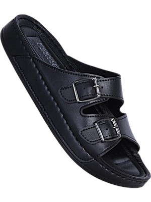 Apella 485-15 Pump Siyah Kadın Düz Terlik