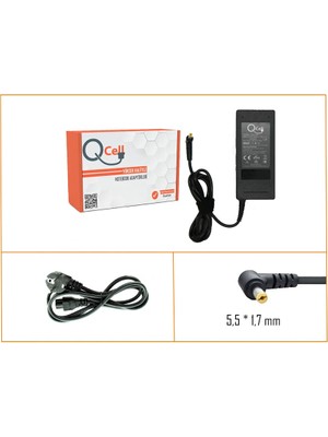 Qcell Acer Predator G3-571 19V 7.1A  Uyumlu Adaptör
