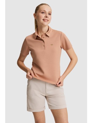 U.s. Polo Assn. Kadın Pudra Tişört 50322026-VR042