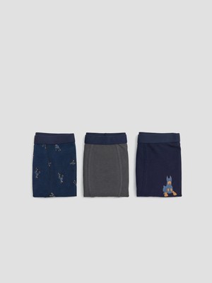 Lc Waikiki Yeni Sezon Baskılı Erkek Çocuk Boxer 3'lü