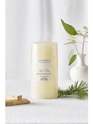 The White Company Fir Tree Orta Boy Kokulu Sütun Mum 590 G