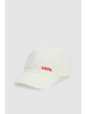 U.s. Polo Assn. Kadın Krem Şapka 50326174-VR071