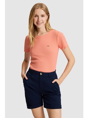 U.s. Polo Assn. Kadın Mercan Tişört 50323485-VR204