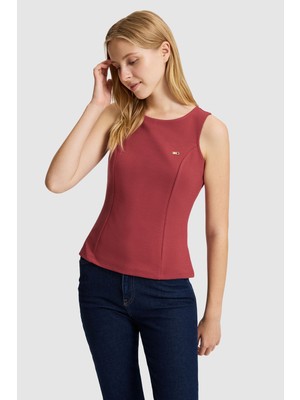 U.s. Polo Assn. Kadın Vişne Tişört 50323466-VR223