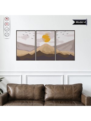 Akıllı Kağıt Statik Tutunma Özellikli Tablo - Poster Manzara (Model-4)