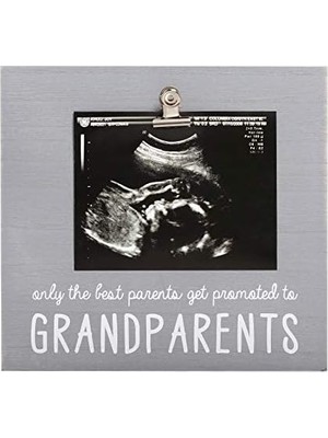 Sonogram Fotoğraf Çerçevesi Büyükanne ve Büyükbaba Için Bebek Hatıra Resim Çerçevesi, Hamilelik Duyurusu, Bebeğin Ilk Hediyeleri, Tatil Hediyeleri, Bebek Tatil Hediyeleri, Gri