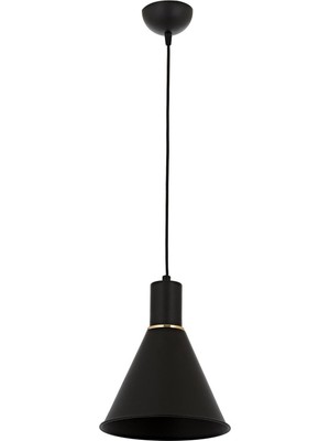 AV-4106-M22-BSY Siyah Boyalı Modern Avize E27 Metal 20CM