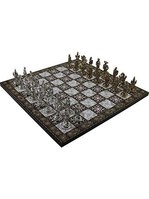 Orta Boy Metal Ispanyol Satranç Taşı Parlak