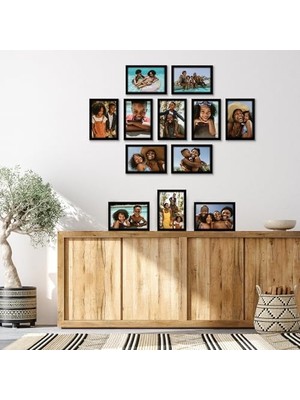 8X12 Picture Frame With Polished Plexiglass - Set Of 12 - - Picture Frames With Engineered - Frame For Tabletop And Display -