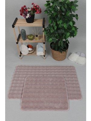 Empressco Modern Yıkanabilir Kaymaz Peluş Banyo Paspası, Şık ve Kullanışlı Halı
