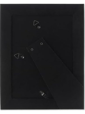 Frames 5x7 Durham Yıpranmış Siyah Ahşap Resim Çerçevesi
