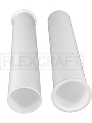 P2238 Boru Drenaj Uygulamaları Için Plastik 8 Inç Flanşlı Süzgeç Kuyruk Parçası 1-1/2 Inç Beyaz