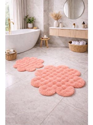 Empressco Yumuşacık Papatya Buble Peluş Halı, Kaymaz Taban, Dekoratif ve Rahat