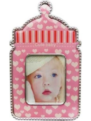 Digitronix Pembe Biberon Bebek Magnet Çerçevesi