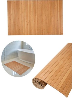 Empressco Doğal ve Kaydırmaz Banyo Matı, 80X50 Cm, Güvenli ve Konforlu Kullanım