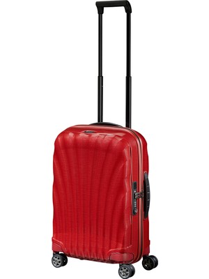 Samsonite C-Lite Spinner Kırmızı -  4 Tekerlekli Körüklü Kabin Boy Valiz 55cm