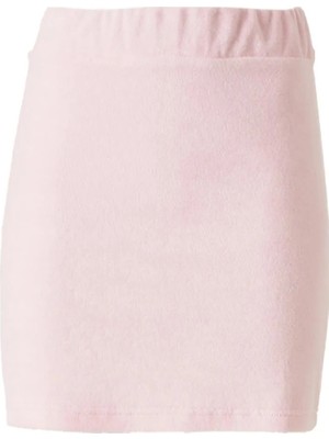 Facette Havlu Kumaş Etek Pembe