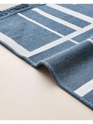 Eterno Dokuma Kilim 80X150 cm Lacivert