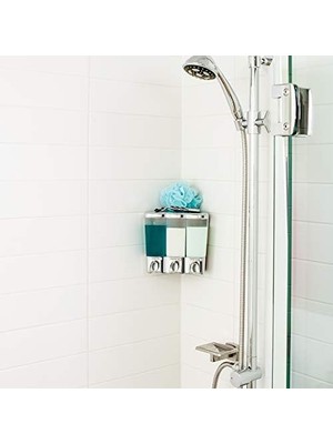 Products Clear Choice Duş Şampuan ve Sabunluk, 19X9X19 Cm, Krom