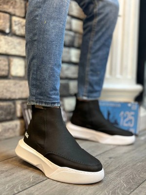 Beskar BA0150 Erkek Siyah Renk Bot – Kaymaz Taban