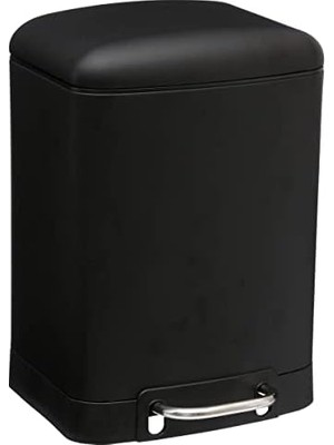 Jja 138059J Çöp Kutusu Metal Siyah 22 x 15,5 x 32 cm 6 L