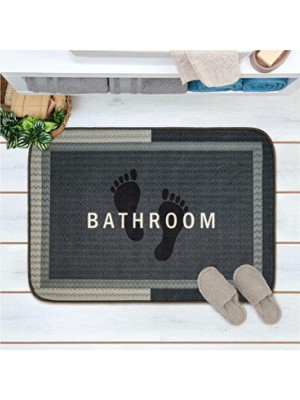 Empressco Yumuşak Dikdörtgen Banyo Paspası, Antrasit, 50X70 cm