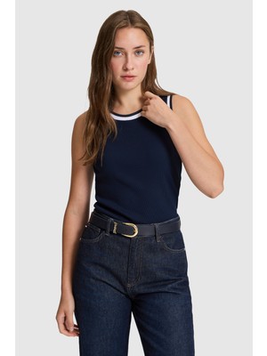 U.s. Polo Assn. Kadın Lacivert Tişört 50323430-VR033