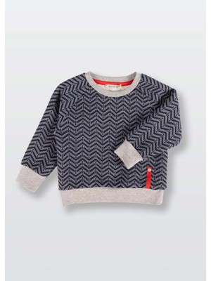OZMOZ Lacivert Kışlık Minik Erkek Çocuk Sweatshirt