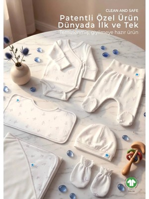 OZMOZ Clean&safe Organik Steril Temizlenmiş Hastane Çıkış Seti-6 Parça