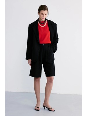 Facette Maren Oversize Ceket Siyah