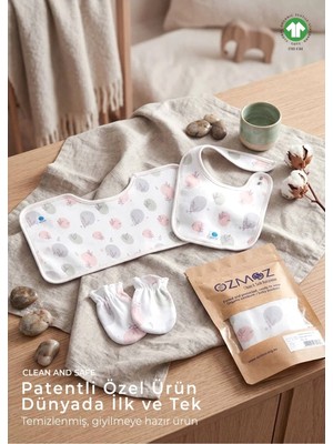 OZMOZ Clean&safe Organik Steril Temizlenmiş Aksesuar Seti-3 Parça