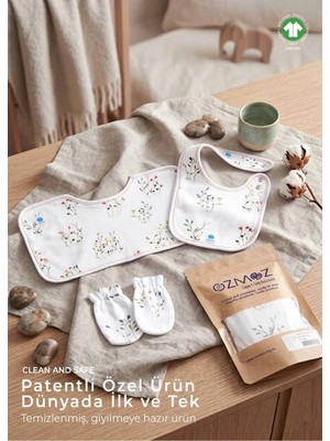OZMOZ Clean&safe Organik Steril Temizlenmiş Aksesuar Seti-3 Parça