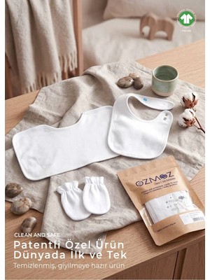 OZMOZ Clean&safe Organik Steril Temizlenmiş Aksesuar Seti-3 Parça