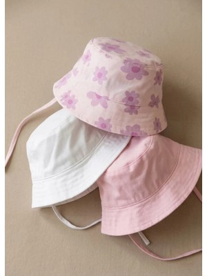 OZMOZ %100 Pamuk Yazlık Bucket Şapka 3'lü Set