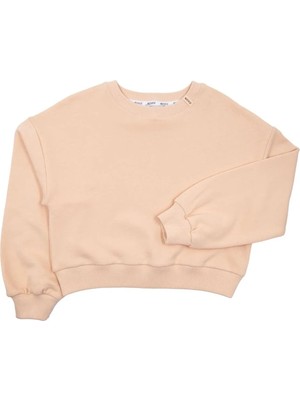 OZMOZ Organik Yavruağzı Kışlık Kız Çocuk Sweatshirt