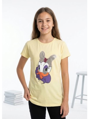 Stsahra  Kız Çocuk Sarı T-Shirt