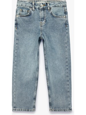 Koton Pamuklu Cepli Loose Fit Denim Pantolon