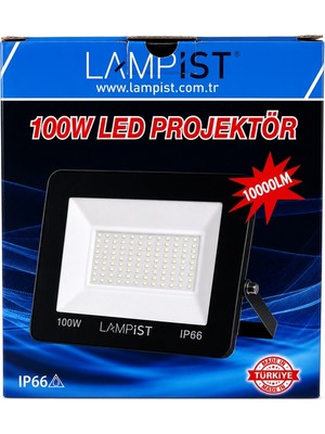Lampist 100W LED Projektör 10000 Lümen IP66