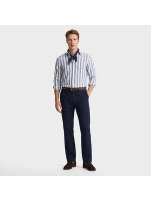 Gant Erkek Lacivert Regular Fit Pantolon