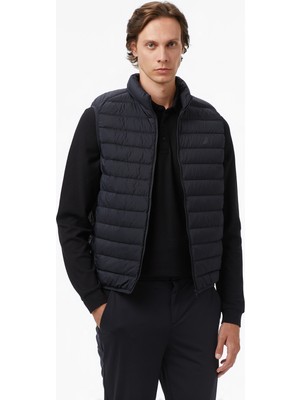 Nautica Erkek Siyah Regular Fit Su Itici Kaz Tüyü Yelek