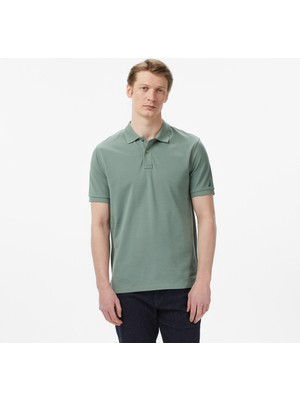 Nautica Erkek Yeşil Regular Fit Polo Yaka T-Shirt