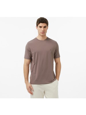 Nautica Erkek Kahverengi Regular Fit T-Shirt