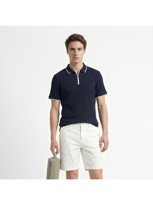 Nautica Erkek Lacivert Regular Fit Polo Yaka T-Shirt