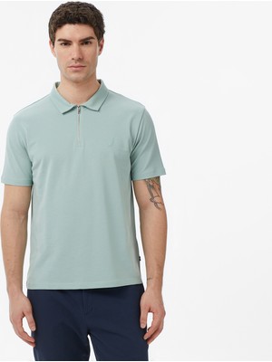 Nautica Erkek Yeşil Regular Fit Polo Yaka T-Shirt