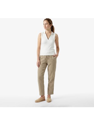 Nautica Kadın Yeşil Regular Fit Pantolon