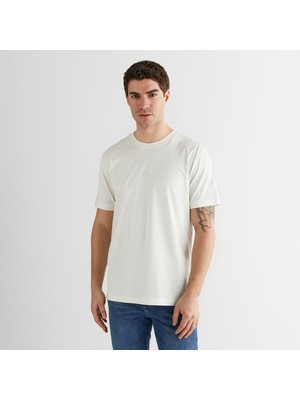 Gant Erkek Beyaz Kısa Kollu T-Shirt