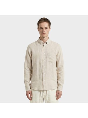 Gant Erkek Bej Regular Fit Gömlek
