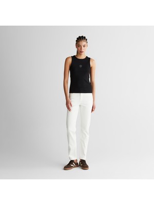 Gant Kadın Beyaz Regular Fit Jean